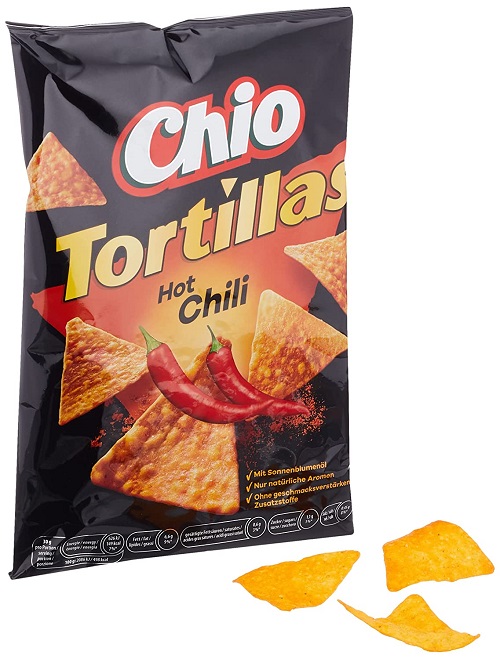 Chio Tortilla Chips Hot Chili, 10er Pack
