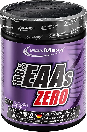 IronMaxx 100% EAAs Zero Aminosäuren Pulver zuckerfrei