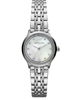 Emporio Armani Damen Uhr mit Edelstahl Armband AR1803