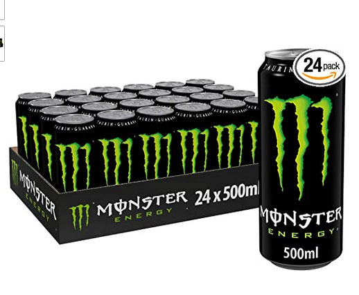 Monster Energy 24x Dosen 500ml – 20,39€ (statt 38,16€)
