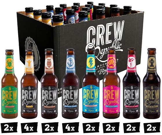 CREW REPUBLIC Craft Bier Mix Probierset 28,39€ statt 43,90€
