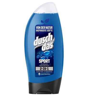 Duschdas 2-in 1 Duschgel und Shampoo Sport mit sportlich-frischem Duft – 0,69€ (statt 1,50€)