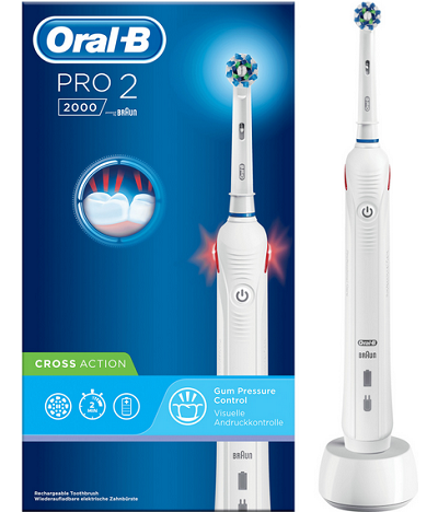 Oral-B Pro 2000 Cross Action elektrische Zahnbürste – 39,90€ statt 57,49€