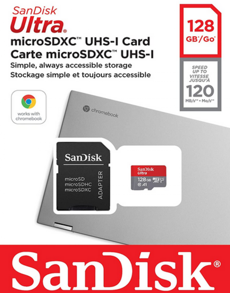SanDisk Ultra 128 GB microSDXC UHS-I-Karte                    
