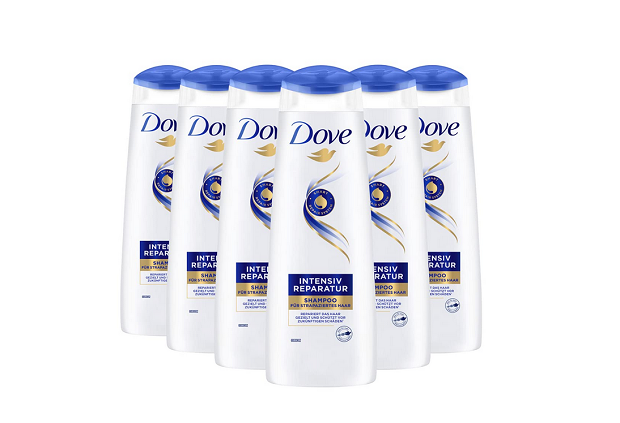 Dove Shampoo 6er Pack Nutritive Solutions Intensiv Reparatur für strapaziertes Haar