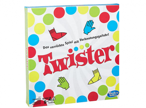 Hasbro Gaming Twister Spiel Partyspiel für Familien und Kinder