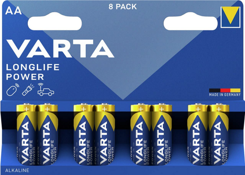 VARTA Longlife Power AA-Batterie 8er Pack