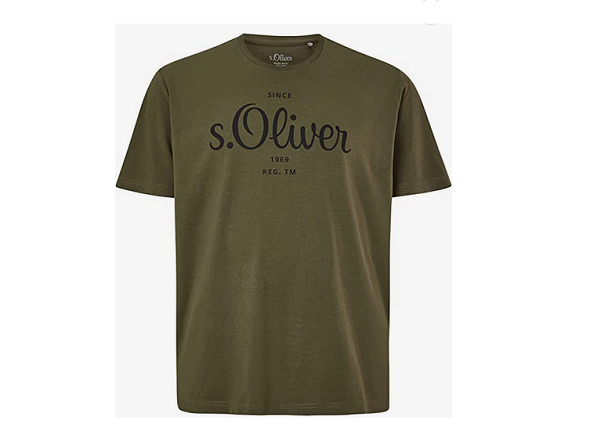 s.Oliver Herren T-Shirt – XXL bis 5XL – 10,99€ statt 15,99€