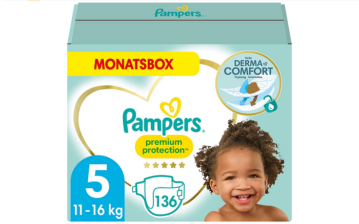 Pampers Baby Windeln Größe 5 (11-16kg) – 32,17€ statt 49,99€