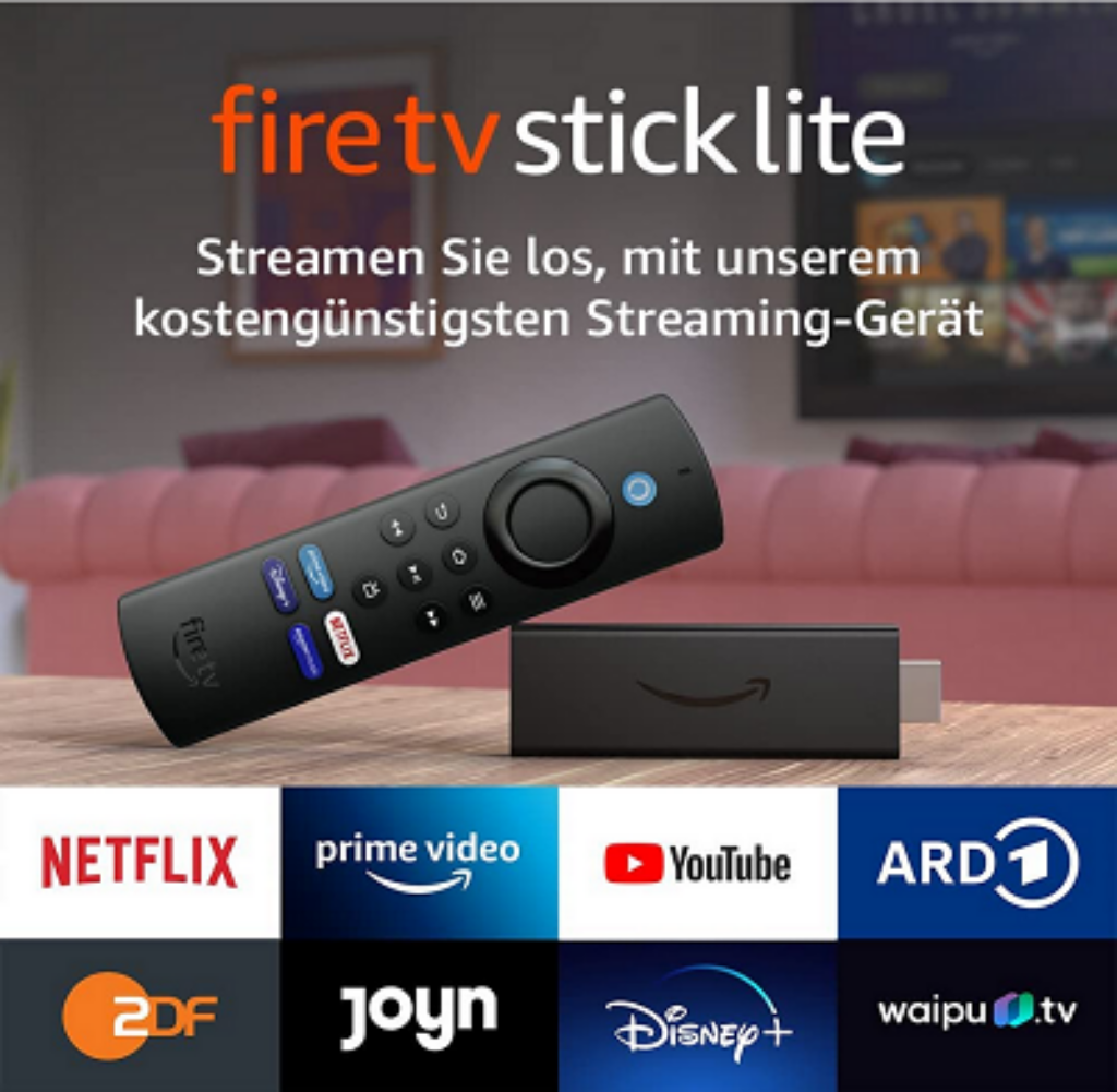 Amazon Fire TV Stick mit Alexa Sprachfernbedienung