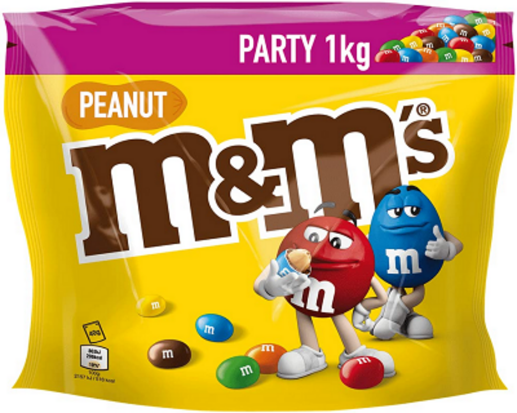 M&M'S Schokolinsen mit Erdnusskern 1KG 
