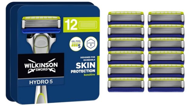 Wilkinson Sword Hydro 5 Skin Protection Sensitive 12 Rasierklingen angebot